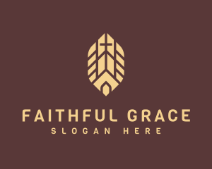 Religious - Leaf Religious Church logo design