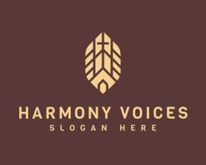 Choir - Leaf Religious Church logo design