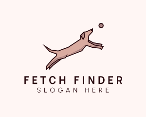 Dog Hound Fetch logo design