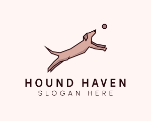 Hound - Dog Hound Fetch logo design