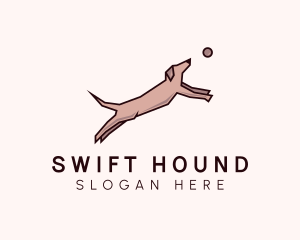 Dog Hound Fetch logo design