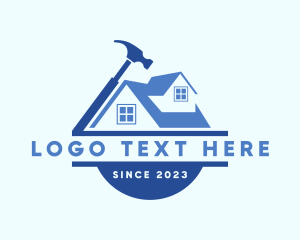 Hammer - Roofing Carpentry Repair logo design