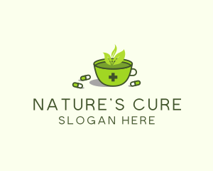 Herbal Medicine Tea logo design