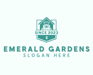 Yard Lawn Mower logo design