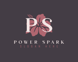 Hibiscus Flower Beauty Logo