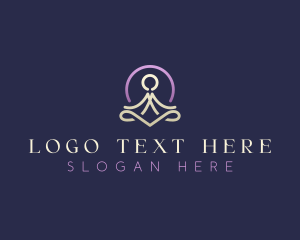 Healing - Yoga Wellness Health logo design