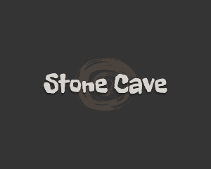 Cave - Stone Age Wordmark logo design