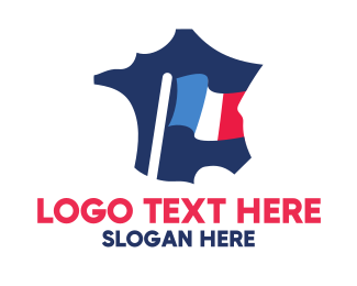 French Flag Logos French Flag Logo Maker Brandcrowd