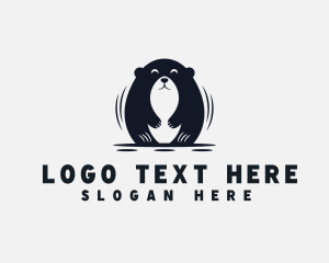 Wild - Groundhog Digging Animal logo design