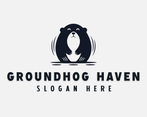 Groundhog - Groundhog Digging Animal logo design