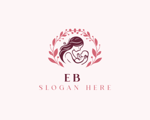 Maternity - Mother Baby Child Care logo design