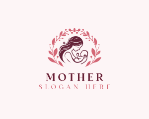 Mother Baby Child Care logo design