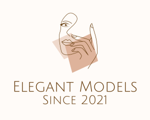 Modeling - Feminine Model Beauty logo design