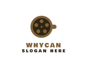 Iced Coffee - Coffee Cup Reel logo design