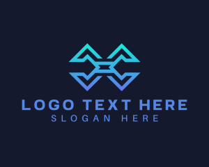 Link - Tech Cyber Letter C logo design