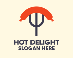 Sausage Fork Diner  logo design