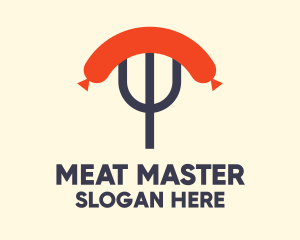 Sausage Fork Diner  logo design