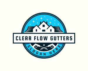 Clean Roof Pressure Washing logo design