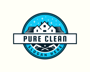 Clean Roof Pressure Washing logo design