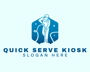 Cleaning Janitorial Sanitation logo design