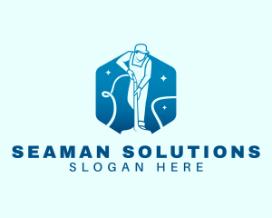 Cleaning Janitorial Sanitation logo design