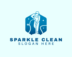 Cleaning - Cleaning Janitorial Sanitation logo design