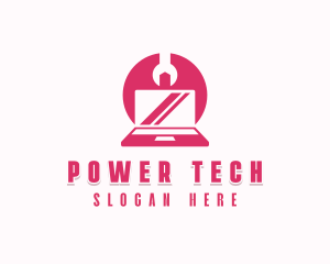 Elearning - Laptop Gadget Repair logo design