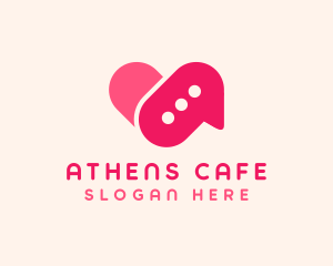 Pink Dating Chat Application Logo