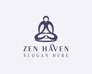 Zen Meditation Yoga logo design