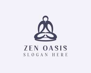 Zen Meditation Yoga logo design