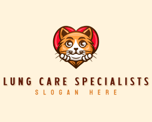 Heart Cat Veterinary logo design