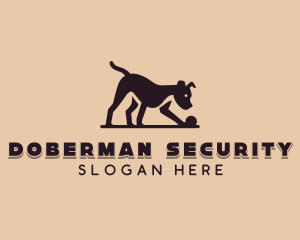 Doberman - Doberman Dog Training logo design