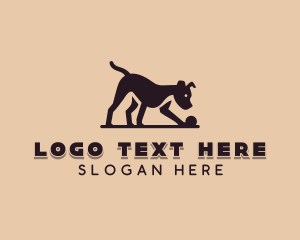 Canine - Doberman Dog Training logo design