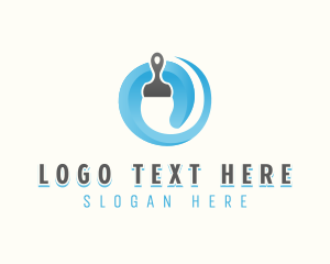 Paintbrush - Paint Brush Painting logo design