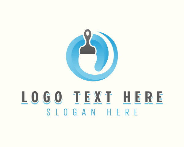 Paint - Paint Brush Painting logo design