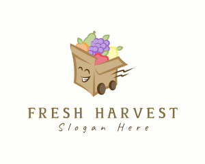 Market - Fruit Market Delivery logo design