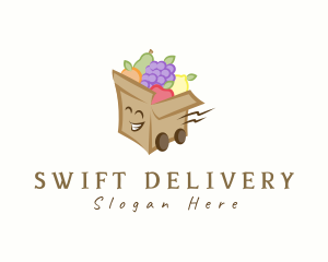 Fruit Market Delivery  logo design