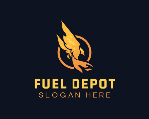 Gasoline - Power Energy Phoenix logo design