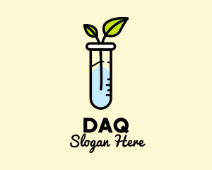 Farmer - Experimental Test Tube Plant logo design