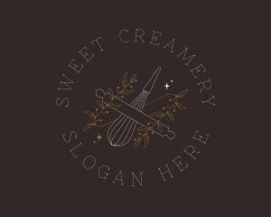 Pastry Baking Floral logo design