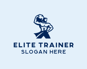 Rock Training Fitness logo design