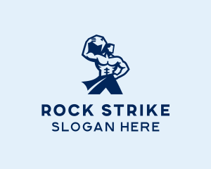 Rock Training Fitness logo design