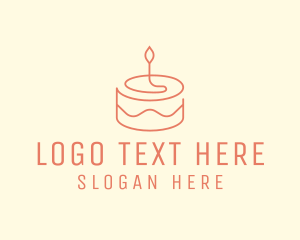 Greeting Card - Birthday Cake Dessert logo design