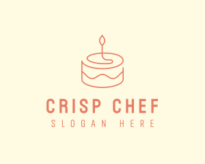 Birthday Cake Dessert logo design