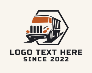 Transportation - Dump Truck Transportation logo design