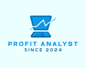 Economist - Analytics Arrow Graph logo design