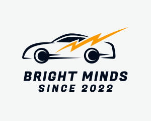 Racing - Thunderbolt Race Car logo design
