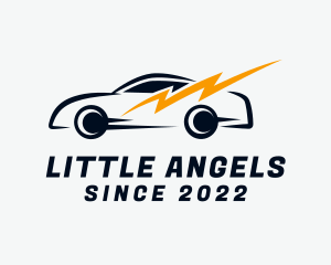 Transportation - Thunderbolt Race Car logo design