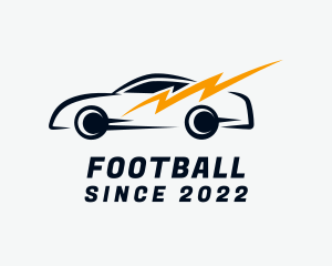 Energy - Thunderbolt Race Car logo design