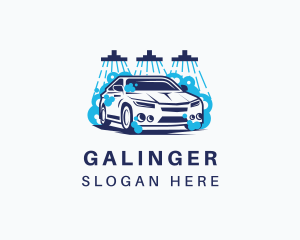 Car Wash Shower Logo